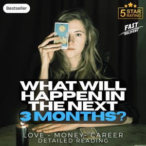 3-Month Tarot Reading – Discover What’s Coming in Love, Career & Life - Accurate Future Insights for the Next 90 Days