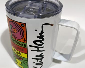 KEITH HARING, 15oz, Large Ceramic Coffee Mug.