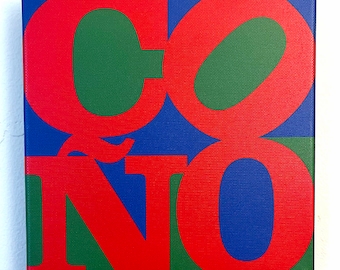 COÑO, by Carlos Eduardo Plaza - 8 x 8” - Giclée print on museum-quality canvas. Signed by the artist on the back!