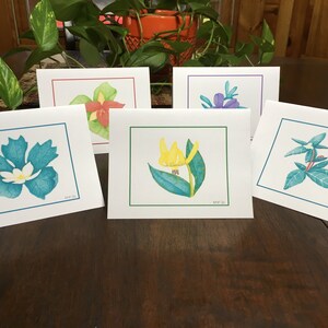 Native Flowering Plants Notecards