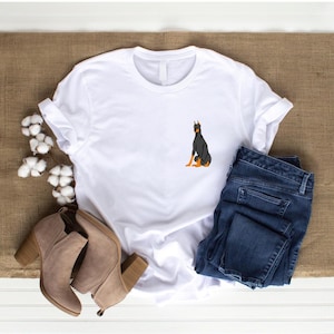 Doberman Shirt, Dog Lover Shirt, Doberman Gift, Pet Lover Gift, Animal Lover Tee, Unisex TShirt