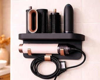 Dyson Co-anda2x Premium Wall Mount | Holder for Dyson Co-anda2x | Wall Mount for Hair Styler | Bathroom Organizer | Space-Saving Storage