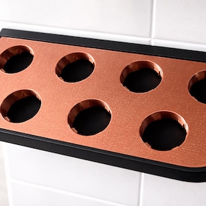Dyson Airwrap Wall Mount | Holder for Airwrap i.d. & Accessories | Space-Saving Storage | Bathroom Organizer | Stylish Hair Styler Accessory Bronze-Kupfer