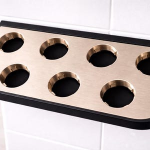 Dyson Airwrap Wall Mount | Holder for Airwrap i.d. & Accessories | Space-Saving Storage | Bathroom Organizer | Stylish Hair Styler Accessory Champagner