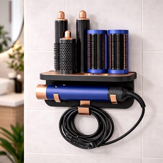 【美品】 Dyson Airwrap ヘアスタイラー 壁かけツール付 Dyson Airwrap Wall Mount | Holder for Airwrap I.d. & Accessories