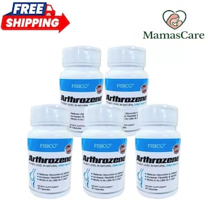 5 pack Fisico Arthrozene Natural Joint Health Supplement 30 Capsules Exp 08/27