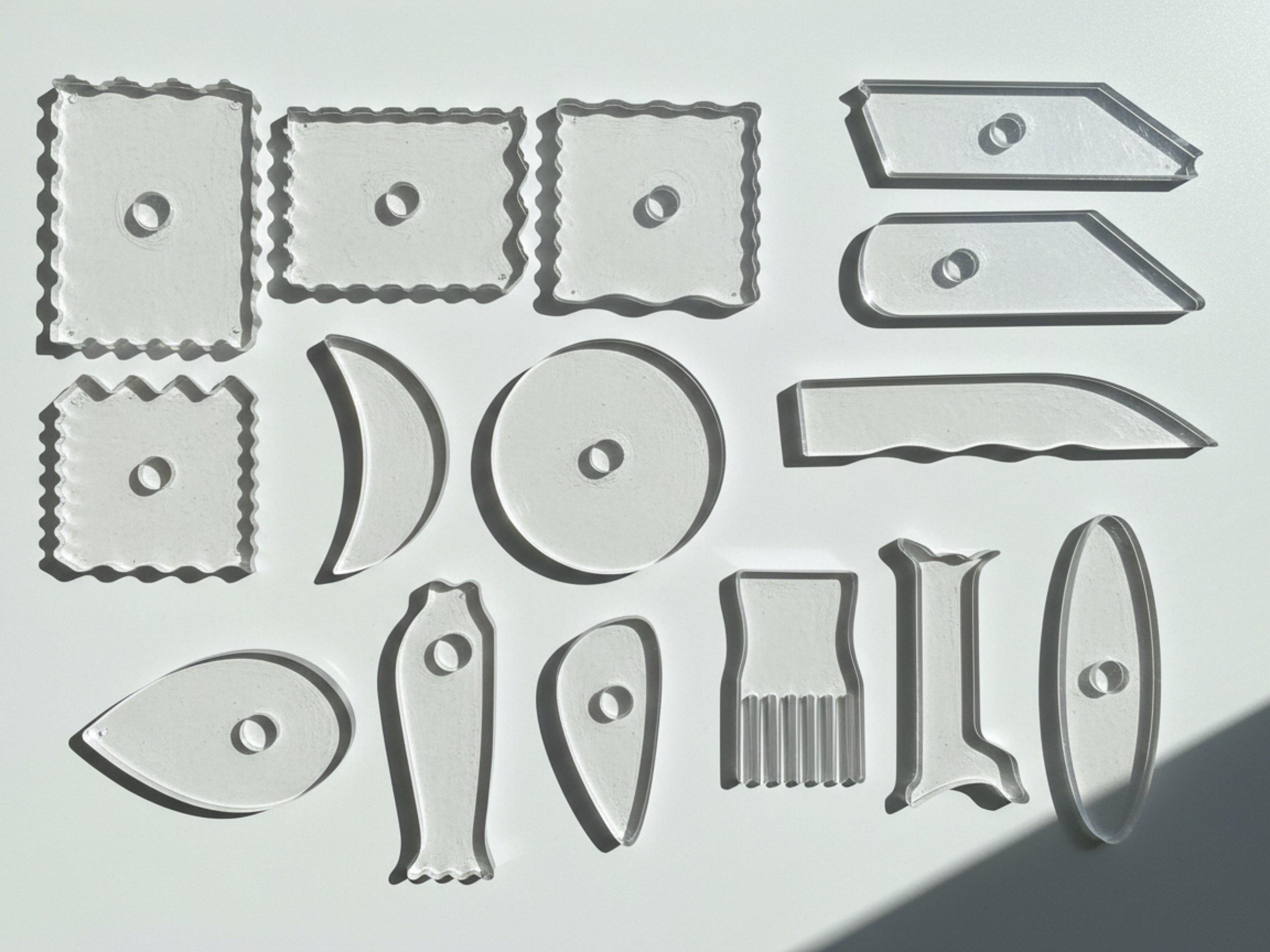 Rib Template 144 Pottery Rib Templates and Ceramic Tool STL SVG Bundle, Laser Cut ...