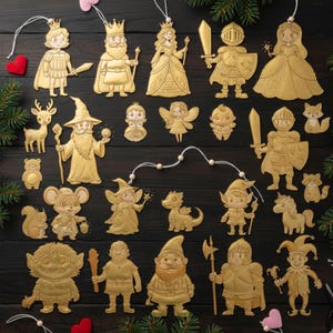 Modelli per goffratura su latta, ornamenti popolari, schizzi di ricalco, lavoretti per bambini (download digitale)