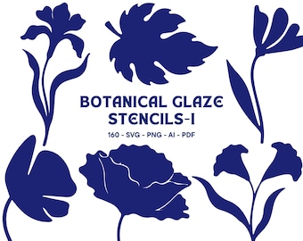 Plantilla SVG para esmalte de cerámica, arte cerámico (archivos digitales de corte láser, descarga digital)