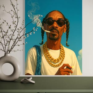 SNOOP DOGG アート Snoop Dogg retro art posters & prints by jahidart - Printler