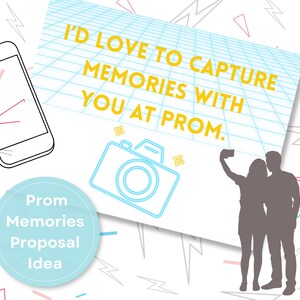 Photo Memories Prom Proposal Sign