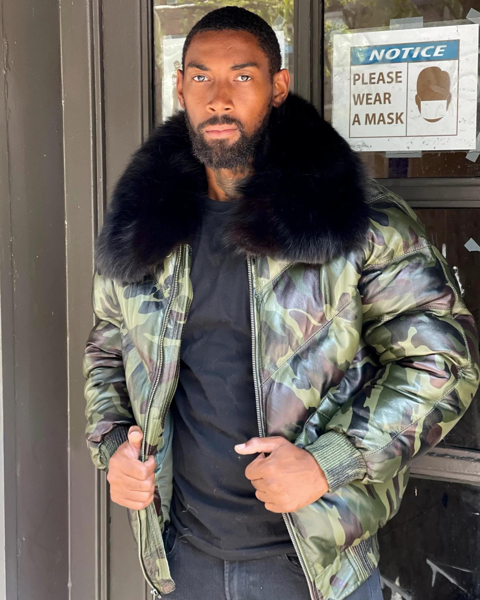 希少　GUCCI　ブラックファー　コート　７５万 Gucci fur coat - Etsy 日本