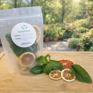Spring Breeze - All Natural Citrus Mint Simmer Pot | Stove Top Potpourri | Handmade Home Fragrance