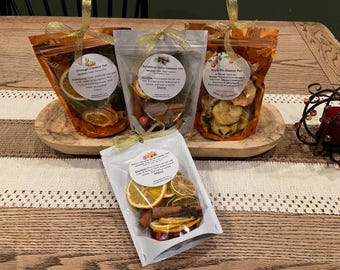Holiday Simmer Pot Bundle Gift Set – 4 Seasonal Handmade Scents | Natural Stovetop Potpourri