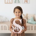 Custom Initial Name Sign: Nursery Decor, Baby Gift product logo