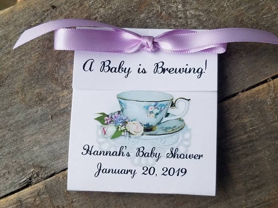 teacup baby shower favors