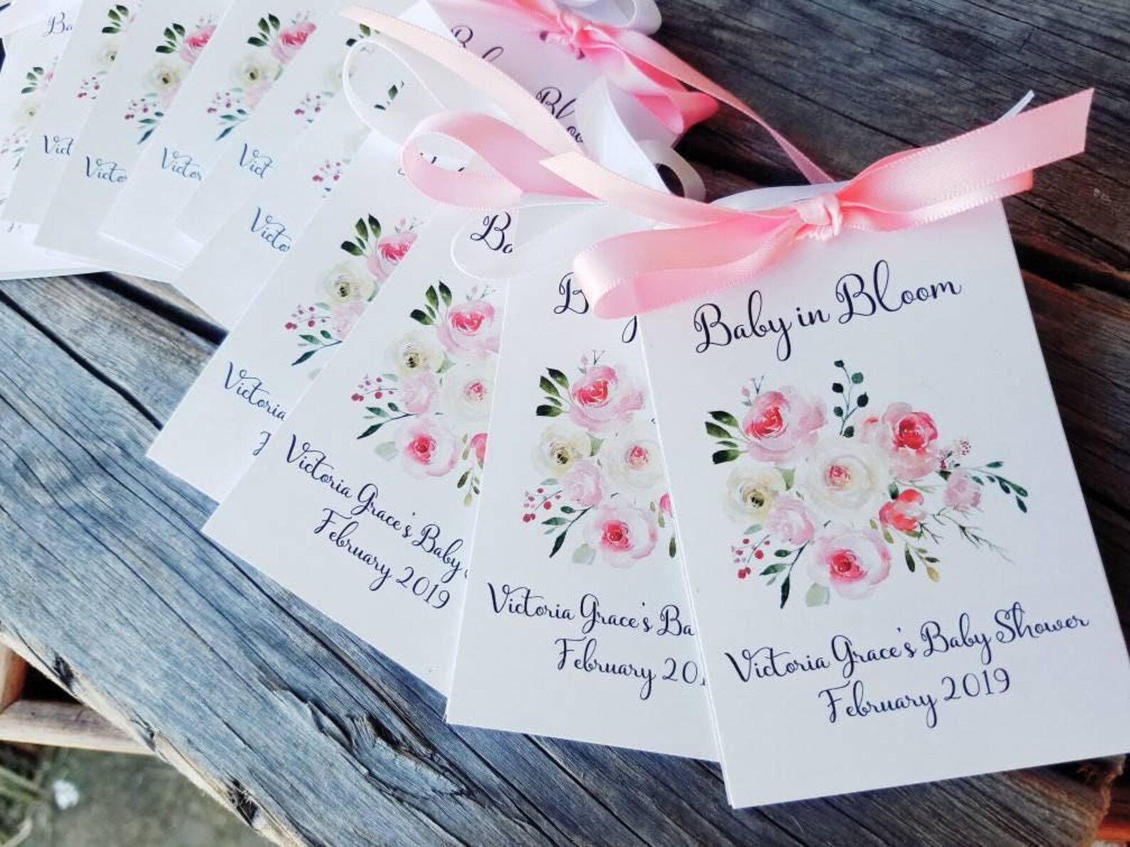 Baby in Bloom Baby Shower Favors | Flower Seed Packets | Perfect for ...