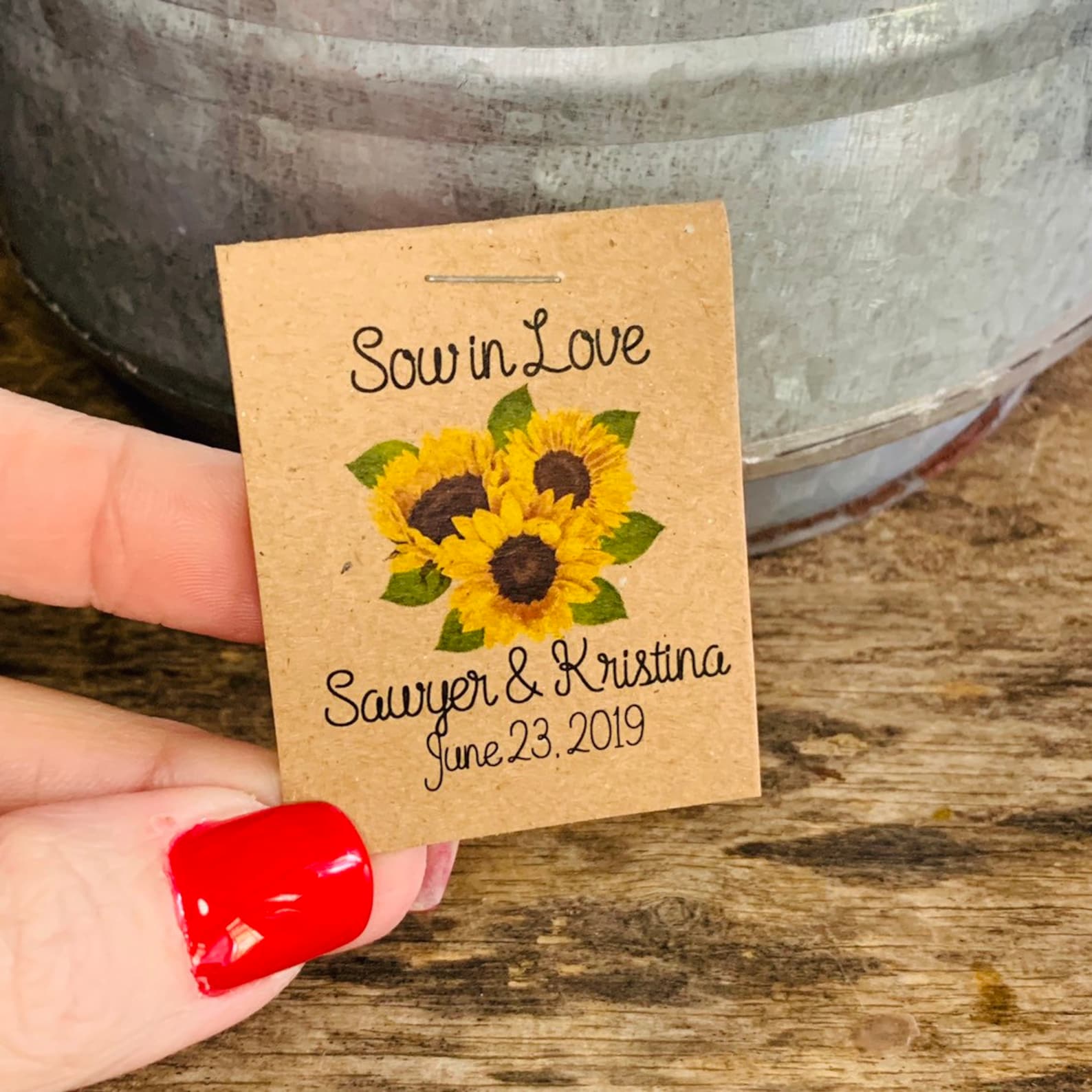 Wedding Favors Bridal Shower Favors Sunflowers MINI Seeds Let Etsy