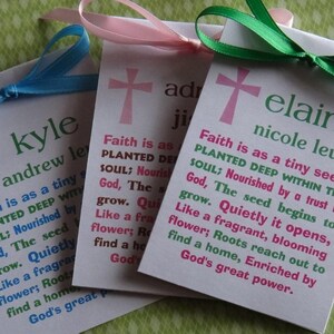 Baptism Favors , First Holy Communion Favor , Christening , First Communion Favors , Grow in God imagem 2