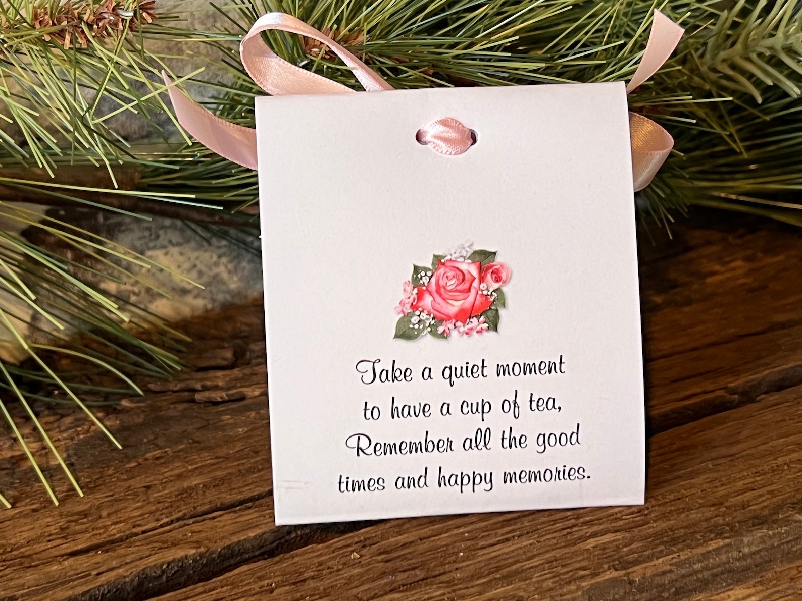 Personalized Tea Favors Memorial Gift Funeral Gift Tea - Etsy