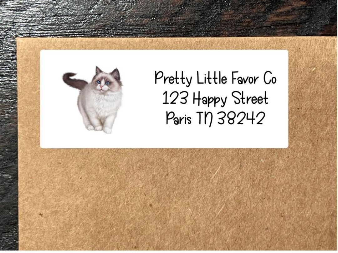 Ragdoll Cat Address Labels , Ragdoll Breed Kitten , Shipping Labels - Etsy
