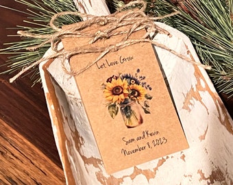 Let Love Grow Seed Packet Favors