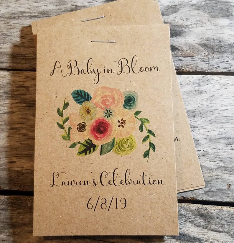 baby in bloom seed packets