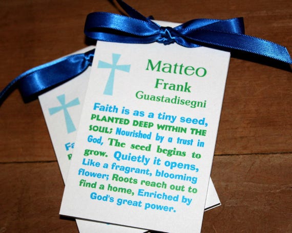 Baptism Favors , First Holy Communion Favor , Christening , First Communion Favors , Grow in God