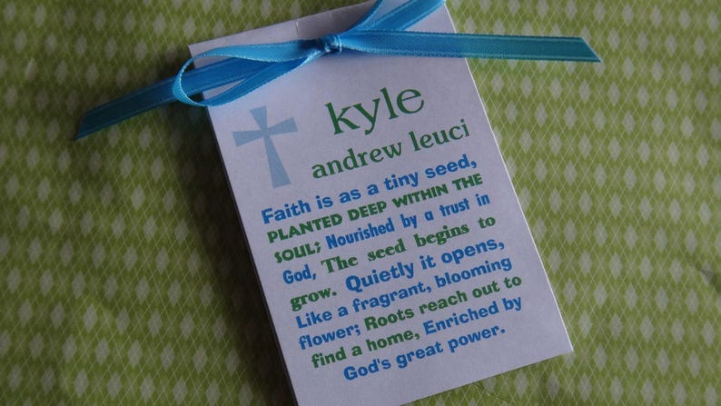 Baptism Favors , First Holy Communion Favor , Christening , First Communion Favors , Grow in God imagem 4