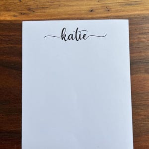 Personalized Notepad for Teachers  Unique Gift Idea  Custom Stationery