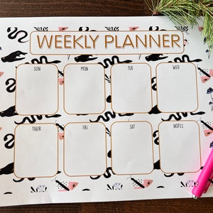 Weekly Planner Notepad To do List image 2