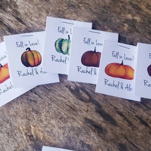 MINI Fall in Love , Flower Seed Packets, Pumpkin themed , Autumn , Fall in Love Flower Seed Packets image 9