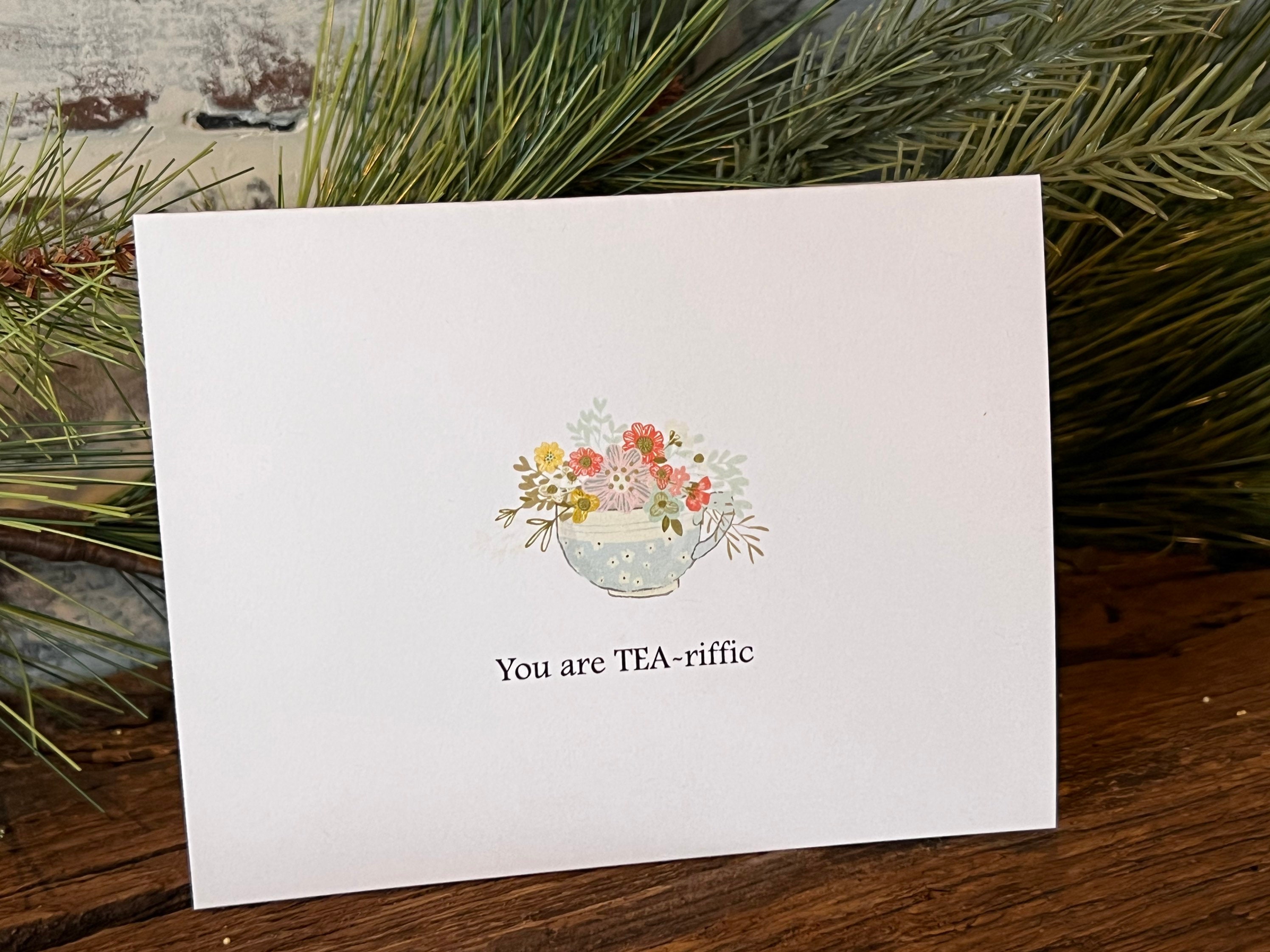Note Cards | You Are Tea,riffic Cards , Set of 10 Teacup Note Cards ...