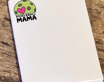 Pickleball Notepad | Pickle Ball Mama Note Pad Gift for Her, Fun Gift for Pickleball lover