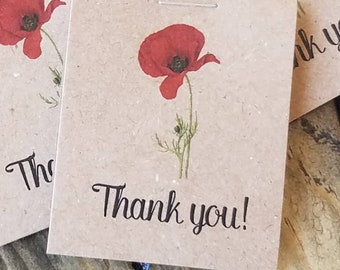 Custom Thank You Gift , for your Etsy business, packaging enclosure,  MINI Seed Packets