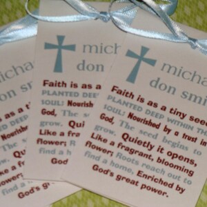 Baptism Favors , First Holy Communion Favor , Christening , First Communion Favors , Grow in God imagem 3