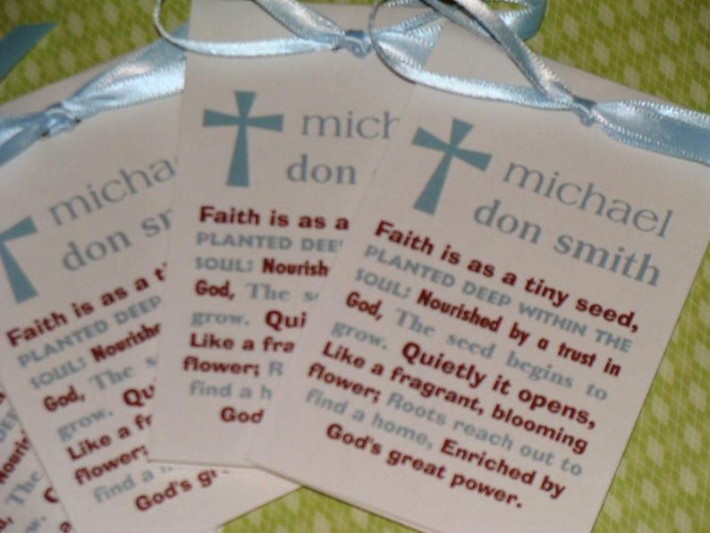 Baptism Favors , First Holy Communion Favor , Christening , First Communion Favors , Grow in God imagem 3