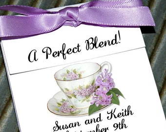 Bridal Shower Tea Favors | Wedding Favors |  Beautiful Tea cup Tea Bag Holders