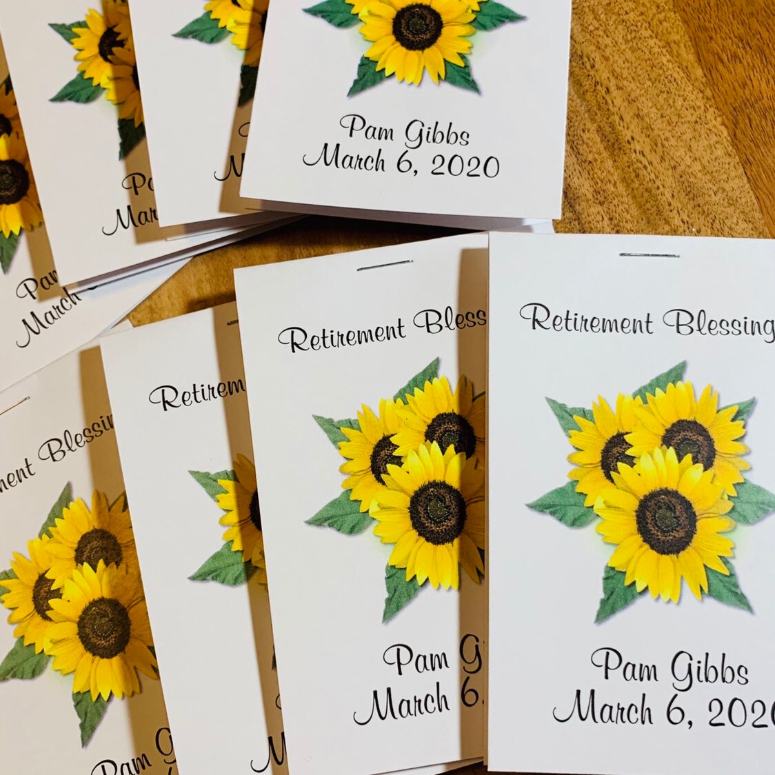 Beautiful Personalized Retirement Sunflower Seeds Party Favors Etsy