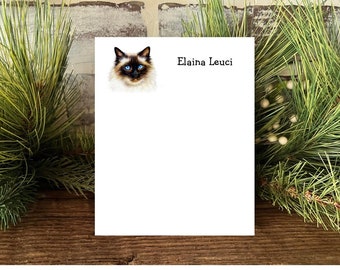 Ragdoll Cat Notepad , Note Pad Personalized Ragdoll Breed