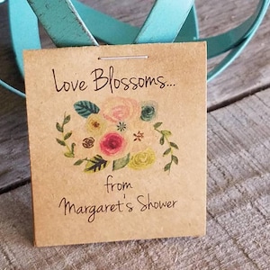 Let Love Grow Mini Seed Packets | for Bridal Shower Favors, Wedding Favors, Wedding Shower Favors