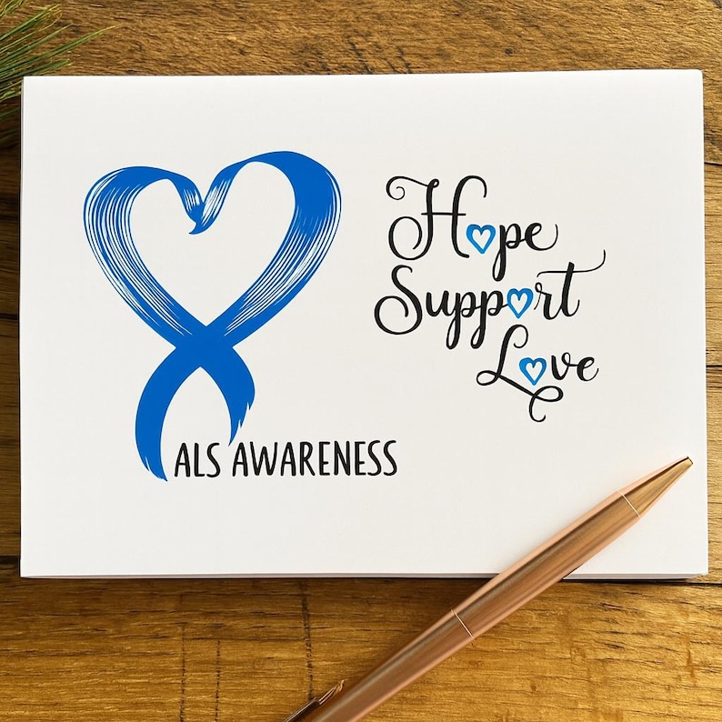 ALS Awareness , Thank You Blank Note Cards , Fundraising for a Cure ...