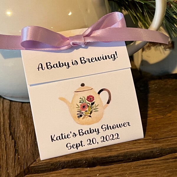 Tea Bag Favors Etsy