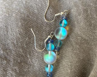 rainbow bubble earrings