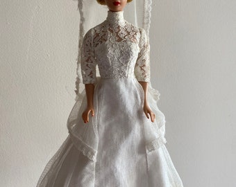 barbie wedding dress vintage