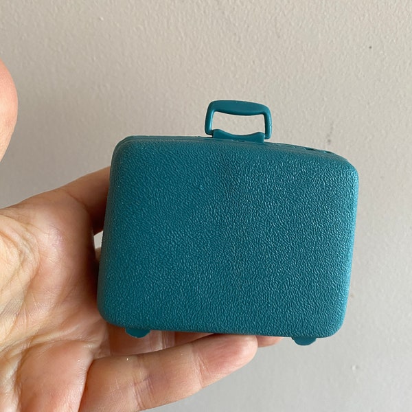 Vintage Barbie Doll's Blue SAMSONITE Luggage Suitcase