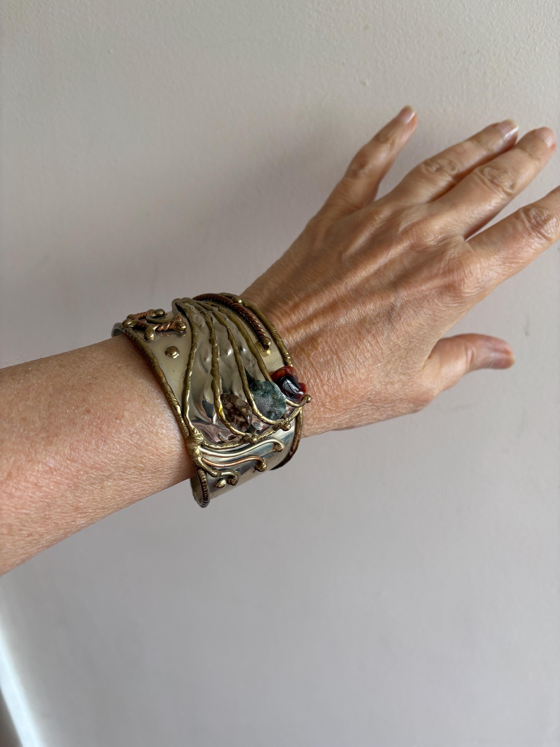 Vintage 1980 Silver Bracelet