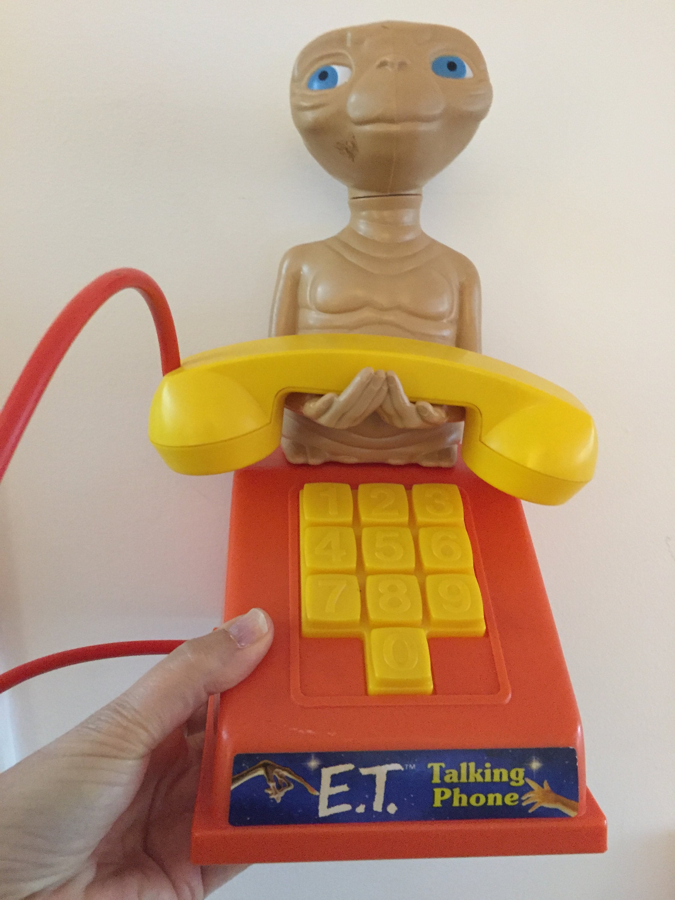 E.T. the Extra Terrestrial Talking Phone Hasbro Pre School 1983