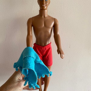 Vintage 1970's MALIBU KEN Doll #1088 With Towel, Made in Hong Kong