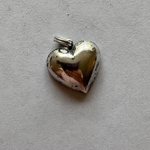 Vintage Sterling Silver Heart Charm